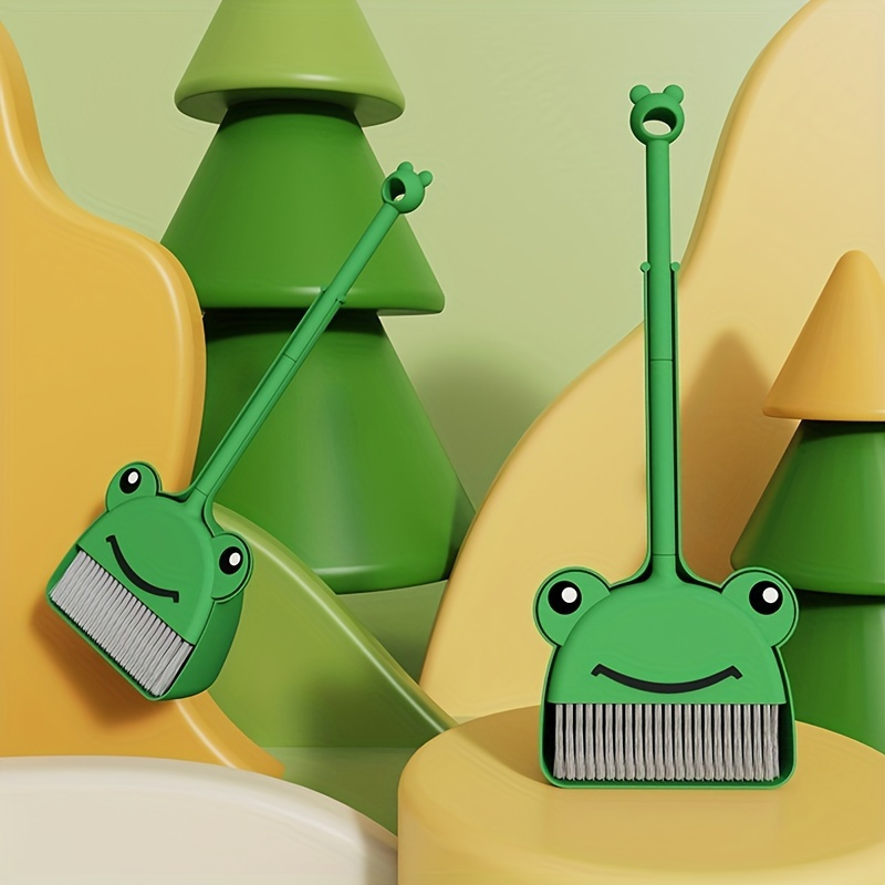 ほうきとちりとりのセット、家庭用ネット人気セット、柔らかい毛 - Kids Outdoor Broom のレビューと価格