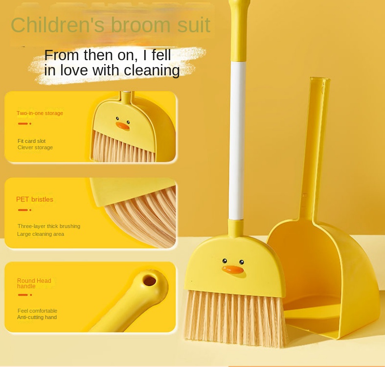 食品グレード PP 子供用ミニほうきちりとりセット スリーピ - Kids Outdoor Broom のレビューと価格