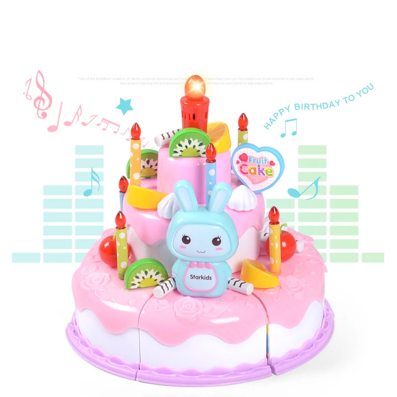 子供のためのシミュレーションディーバースデーケーキモデル、キ - Kids Outdoor Kitchen Accessories のレビューと価格