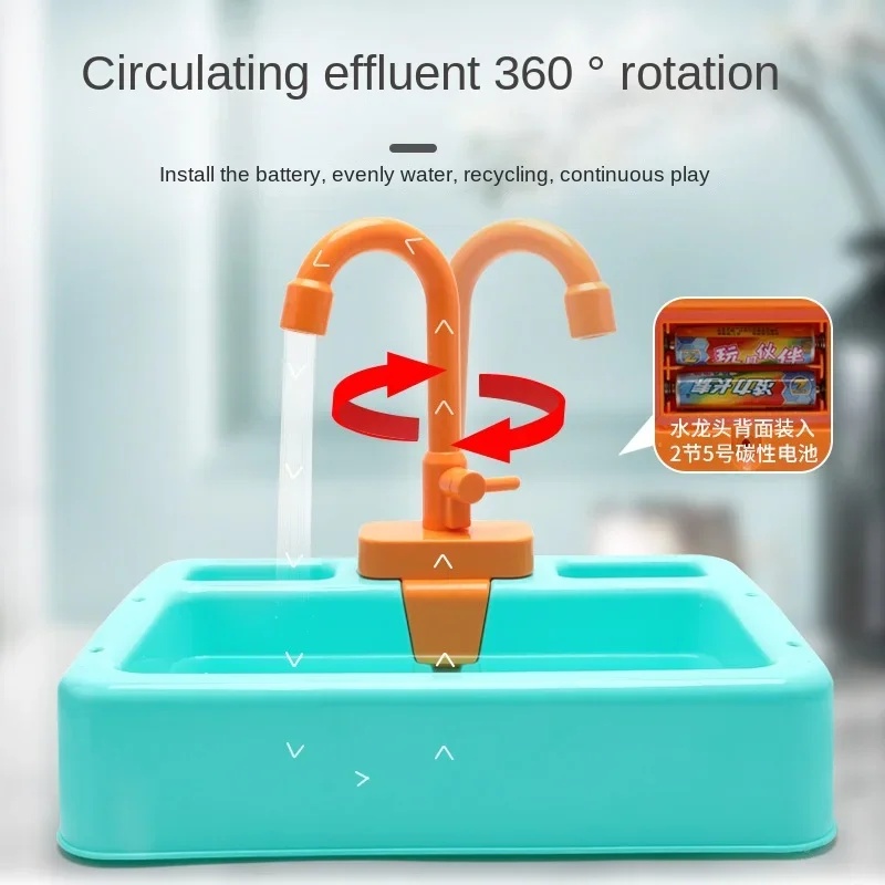 子供用プラスチック製キッチンシンクおもちゃセット。ごっこ遊び - Kids Outdoor Kitchen Accessories のレビューと価格