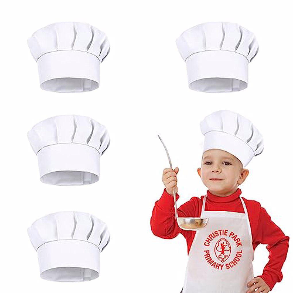 4個入り ホワイトパーティーキャップハット コスチューム キ - Kids Outdoor Kitchen Accessories のレビューと価格